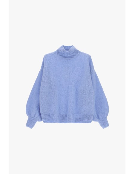 Dixie Wide Long-Sleeve High Neck Sweater (Pull à manches longues et col montant)