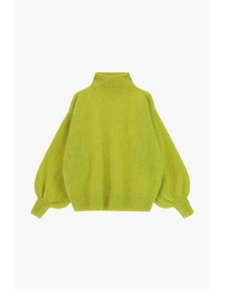 Dixie Wide Long-Sleeve High Neck Sweater (Pull à manches longues et col montant)