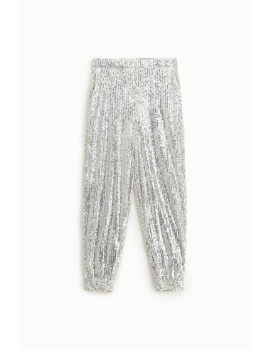 Dixie joggingbroek met pailletten en elastische boorden