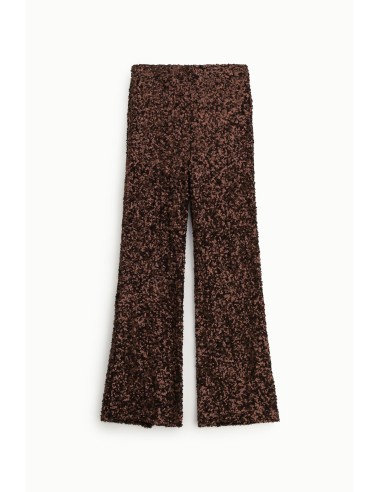 Pantalon modèle flare avec paillettes all-over Dixie