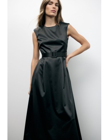 Robe longue avec ceinture et coupe évasée Dixie