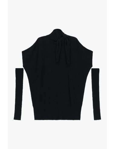 Robe courte à col montant et manches courtes Dixie