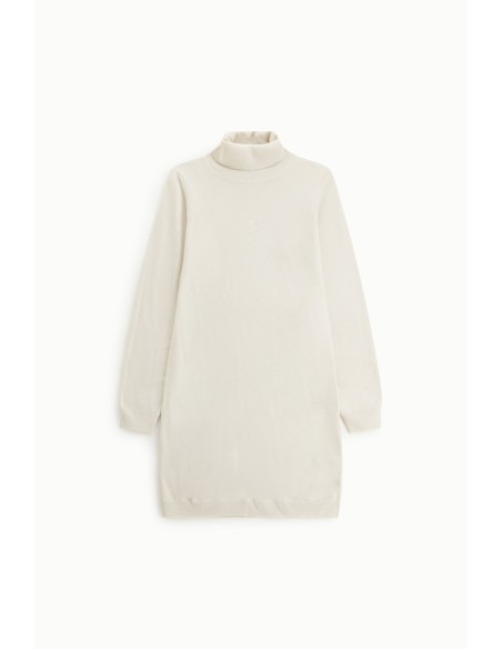 Robe courte à col montant et à manches longues Dixie