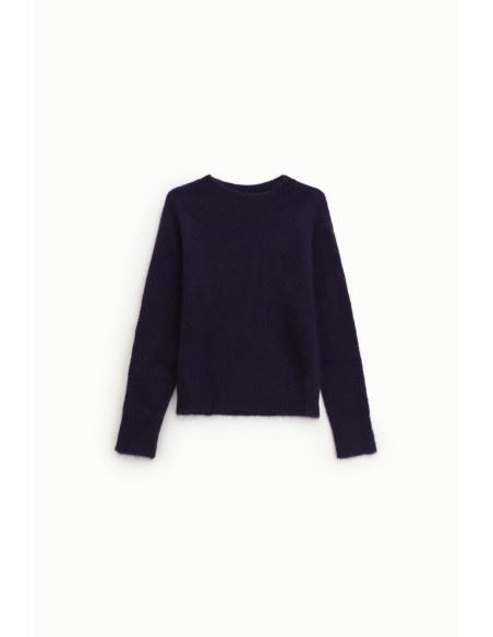 Dixie regular fit trui met ronde hals en lange mouwen