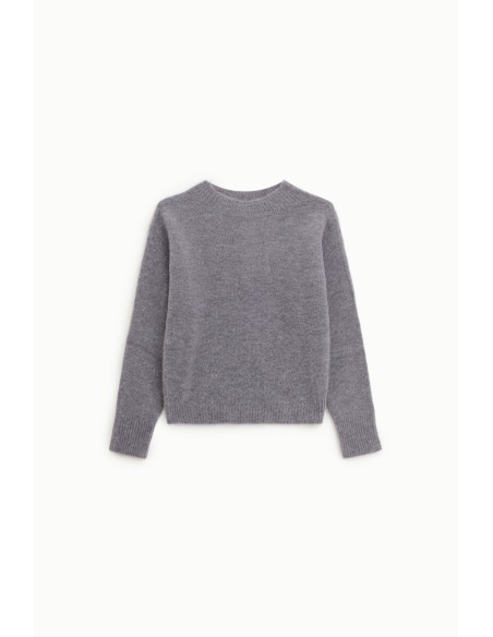 Dixie regular fit trui met ronde hals en lange mouwen