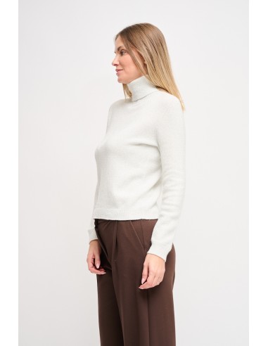 Maryley - Tricot à col montant en Lurex