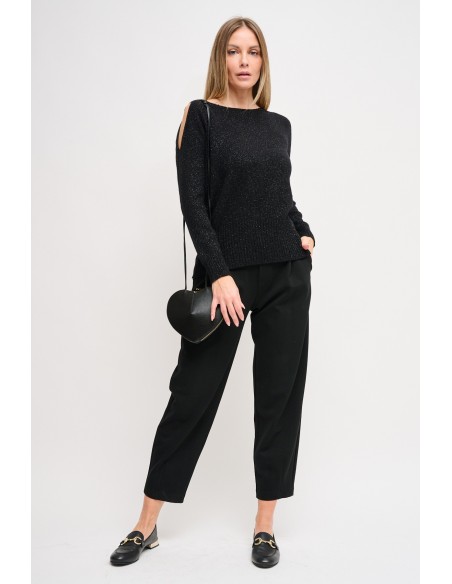 Tricot Lurex avec découpe Maryley