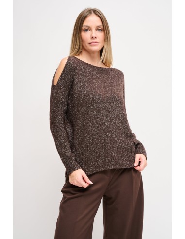 Tricot Lurex avec découpe Maryley