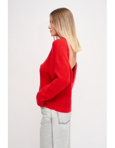 Maryley-top met open rug