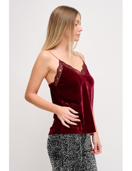 Top en velours Maryley