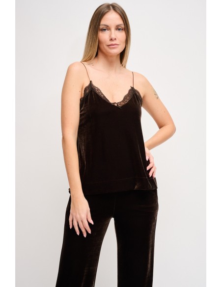 Top en velours Maryley