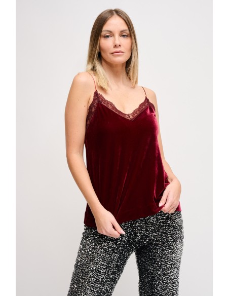 Top en velours Maryley