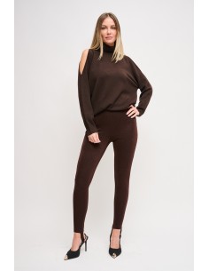 Lurexbroek met beenwarmers Maryley