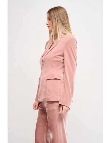 Maryley Velvet One-breasted Jacket