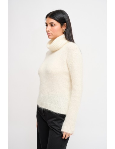 Maryley Col roulé en mohair croisé
