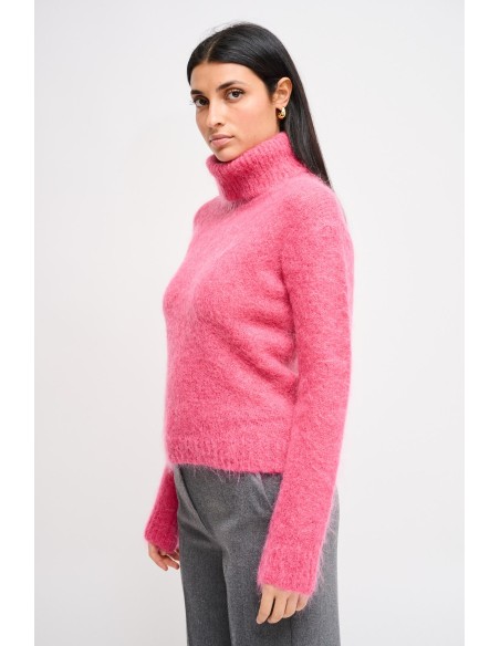 Maryley Col roulé en mohair croisé