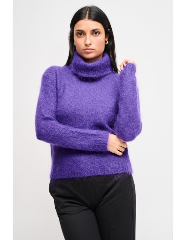 Maryley Col roulé en mohair croisé