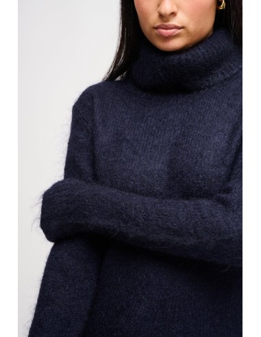 Maryley Col roulé en mohair croisé