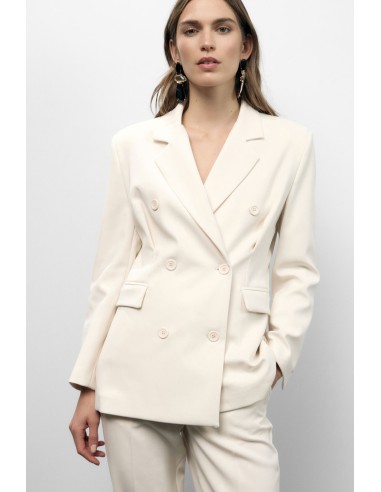 Blazer croisé avec poches passepoilées Dixie