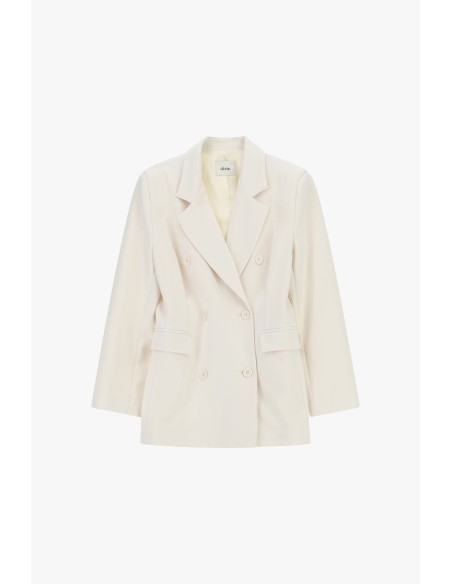 Blazer croisé avec poches passepoilées Dixie