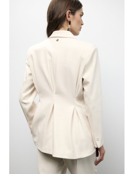 Blazer croisé avec poches passepoilées Dixie