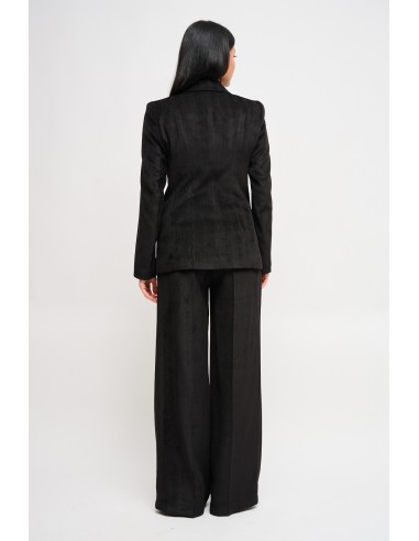Ensemble veste à double boutonnage et pantalon palazzo Maryley