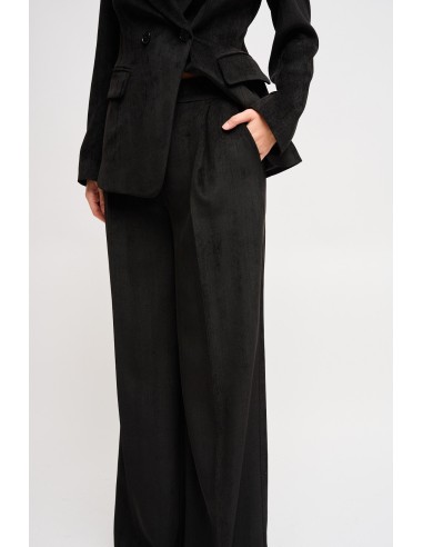 Ensemble veste à double boutonnage et pantalon palazzo Maryley