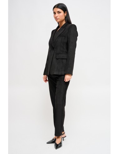 Maryley - Ensemble veste à double boutonnage et pantalon échancré