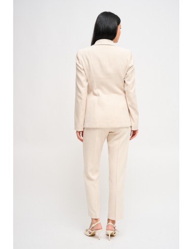 Maryley - Ensemble veste à double boutonnage et pantalon échancré
