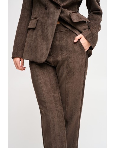 Maryley - Ensemble veste à double boutonnage et pantalon échancré