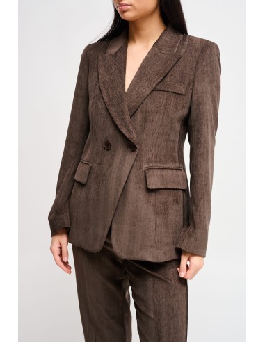 Maryley - Ensemble veste à double boutonnage et pantalon échancré
