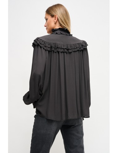 Chemisier en viscose avec dentelle Maryley
