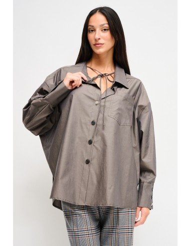 Chemise en coton avec lacets Maryley