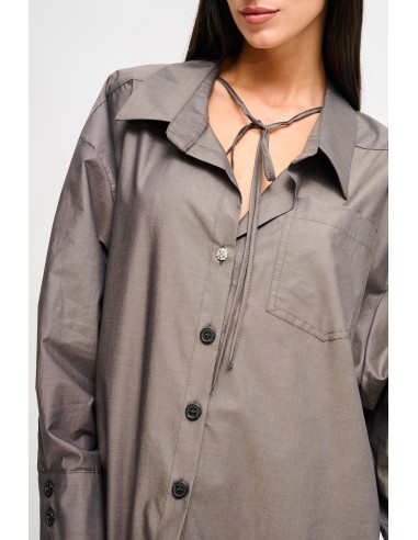 Chemise en coton avec lacets Maryley