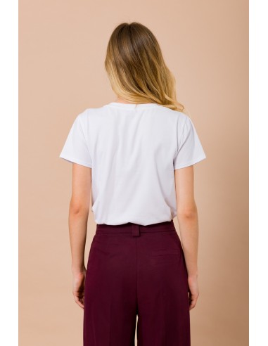 T-shirt édition limitée avec applications bijou Maryley