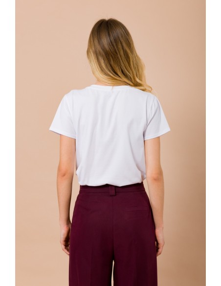 Limited Edition T-shirt met sieradenapplicaties van Maryley