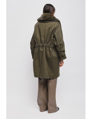Parka Maryley Over avec col en fausse fourrure amovible