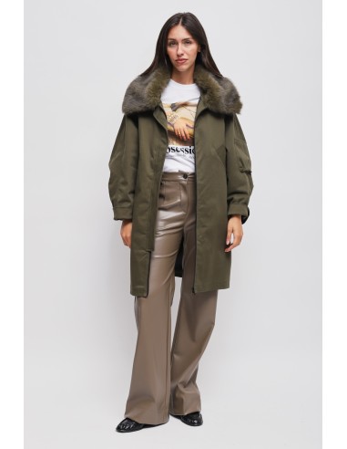 Parka Maryley Over avec col en fausse fourrure amovible
