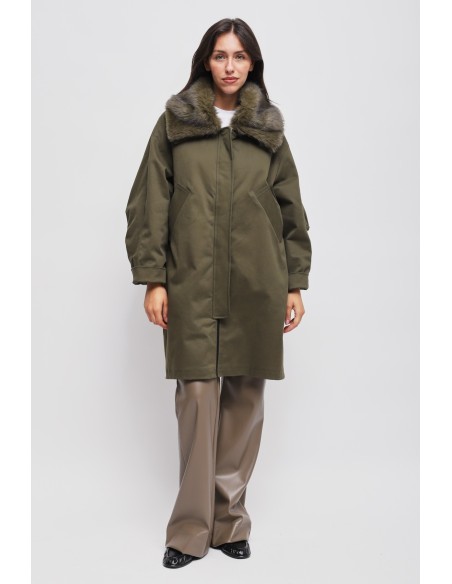 Parka met afneembare kraag van imitatiebont Maryley