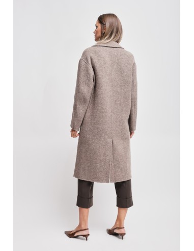 Oversized double-breasted jas van een wolmix Maryley