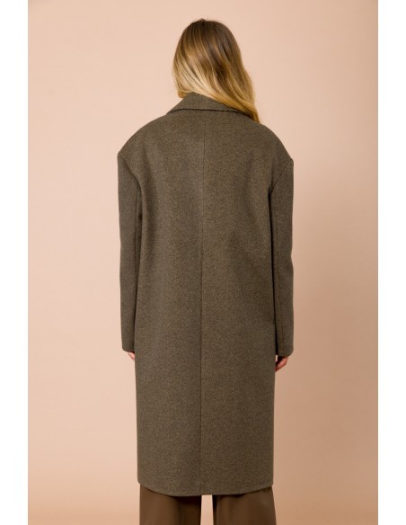 Maryley Manteau oversize doublé à double boutonnage