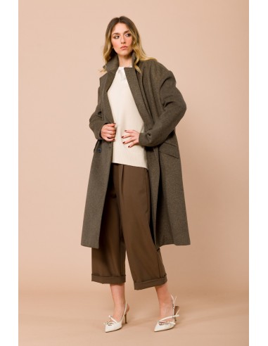 Maryley Manteau oversize doublé à double boutonnage