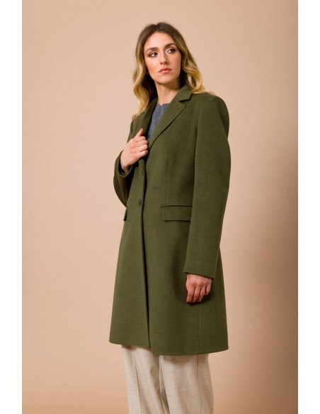 Manteau doublé Baronet avec surpiqûres Mf Maryley