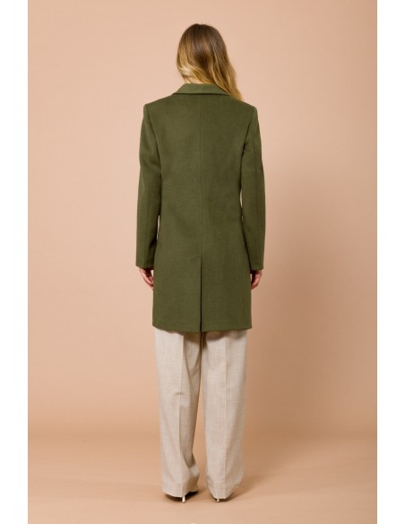 Manteau doublé Baronet avec surpiqûres Mf Maryley