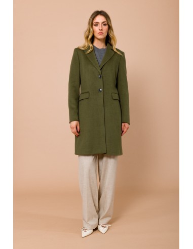 Manteau doublé Baronet avec surpiqûres Mf Maryley