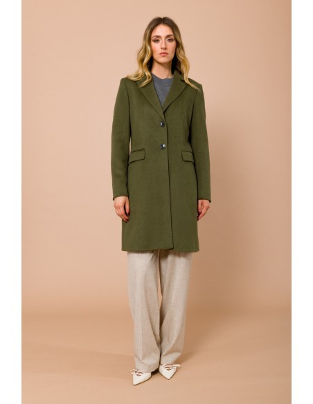 Manteau doublé Baronet avec surpiqûres Mf Maryley