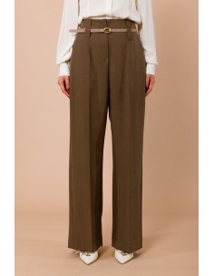 Palazzo-broek met tailleband van Maryley