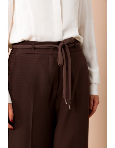 Pantalon palazzo avec dos élastique et cordon de serrage Maryley