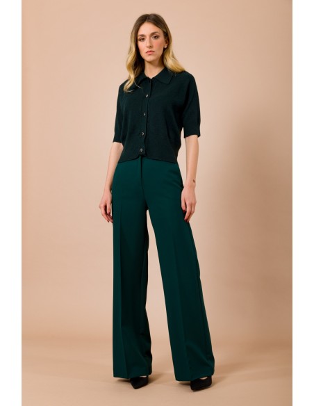 Maryley Palazzo-broek met elastiek middenachter