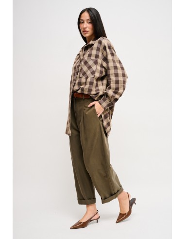 Cropped broek met riem Maryley